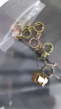 Abrazadera para tubo de vacío de combustible, banda de resorte de 6-15mm, abrazadera para tubo de silicona, abrazaderas chapadas en Zinc de acero, 10 Uds., nueva
