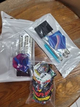 Cyelife-Juego de dardos profesionales, punta de acero negra de 20g, con ejes de dardos y colas de PVC, 3 uds.