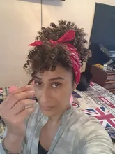 Leeons nuevo rizado flequillo de 11Color Pelo Rizado flequillo extensiones de cabello sintético Clip en el frente postizos ajustable