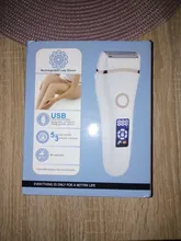 Afeitadora eléctrica indolora para mujer, recortadora de Bikini con carga USB para todo el cuerpo, resistente al agua, pantalla LCD, uso húmedo y seco