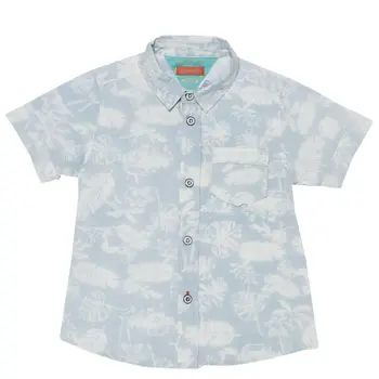 

Shirt Chicco 104 print leaves (blue)