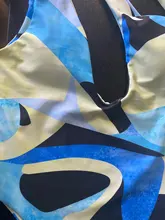 Bañador Sexy de una pieza para mujer, traje de baño estampado, mono de un hombro, Monokini de realce, brasileño, ropa de playa para verano, 2021