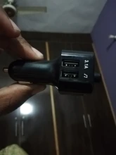 KDsafe-Kit de manos libres para coche con Bluetooth 5,0, Cargador USB Dual rápido 3.1A, transmisor FM, voltímetro Digital LCD, tarjeta TF, reproductor AUX de disco U