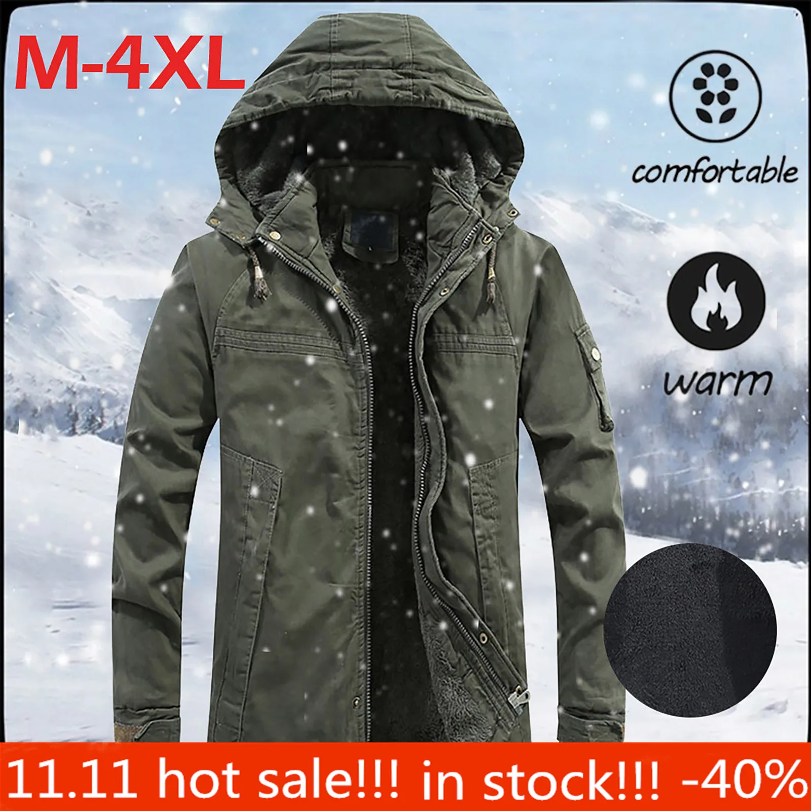 Fashion Winter Jacket Mens Big Fur Belt Hooded Thick Down Parkas M-long Male Coat Slim Warm Outerwear 2021 New | Мужская одежда