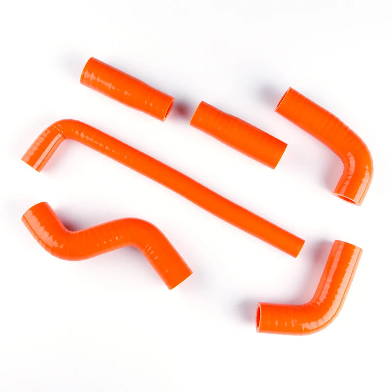 Kit Tubi Manicotti Radiatore In Silicone Per KTM EXC 400/450/525 Racing Six Days (2003-2007) – Arancione