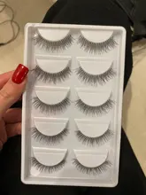 5 pares de pestañas postizas cruzadas, extensiones de pestañas falsas