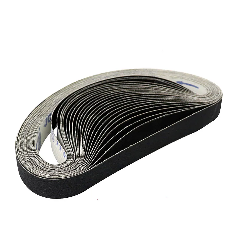 

12 pcs/set Silicon Carbide Sanding Belts Abrasive Sanding Belts Coarse Fine Grinding Belt Grinder Accessories