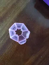 Medicine-Box Storage-Cases Pills-Organizer Jewelry Vitamin Food-Grade Round Plastic 7-Days