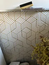 Stick Wallpaper Film Removable Hexagon-Contact-Paper Self-Adhesive Bedroom Living-Room