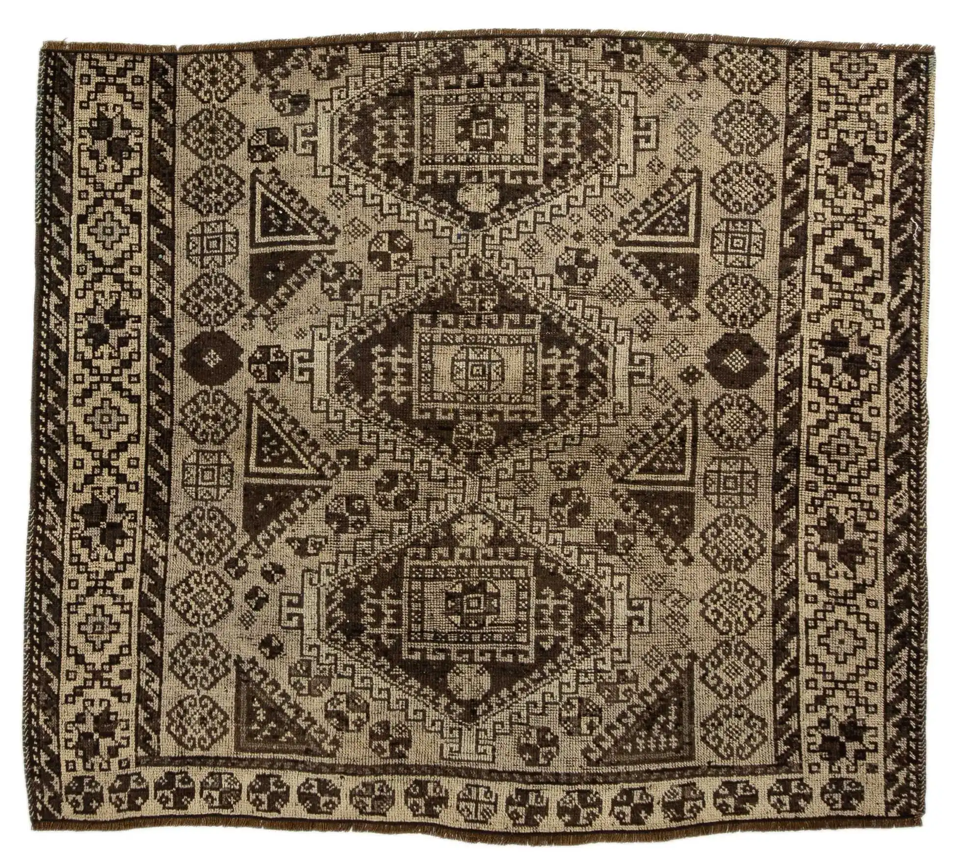 

Handmade Vintage Area Rugs Hand Woven Turkish Turkey Anatolian Traditional Motifs Carpet Home Decorative Antique Wool on Wool