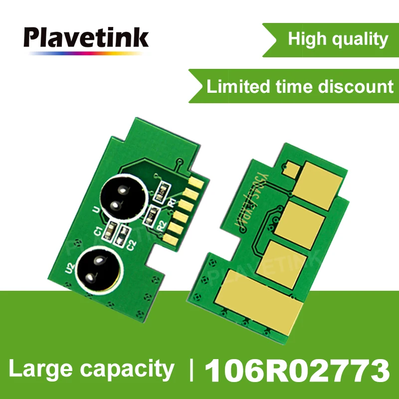 Тонер картридж Plavetink 106R02773 чип для Xerox Phaser 3020 Workcenter 3025 заправка порошка сброс