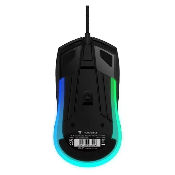 Светодиодный игровой Мышь Aerocool AM7HEX 12000 Точек на дюйм синий
