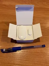 Tuya-Sensor de contacto inteligente ZigBee para puerta y ventana detectores de puerta inalámbricos para el hogar, alarma de aplicación remota para abrir/cerrar