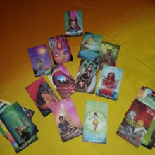 Juego de cartas de Tarot de Santa Muerte, versión en inglés, juego de mesa de fiesta familiar, Tarot