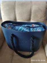 Forro de borde Floral con estampado colorido, bolsillo con cremallera interior para Mini bolsa clásica, inserto de Obag con revestimiento interior impermeable para bolsa O bolsa