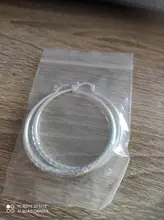 Pendientes redondos de Plata de Ley 925 para mujer, aretes redondos de Hip Hop para mujer, aretes de aro Piercing de 5,1 cm de círculo grande, proveedores de envío directo