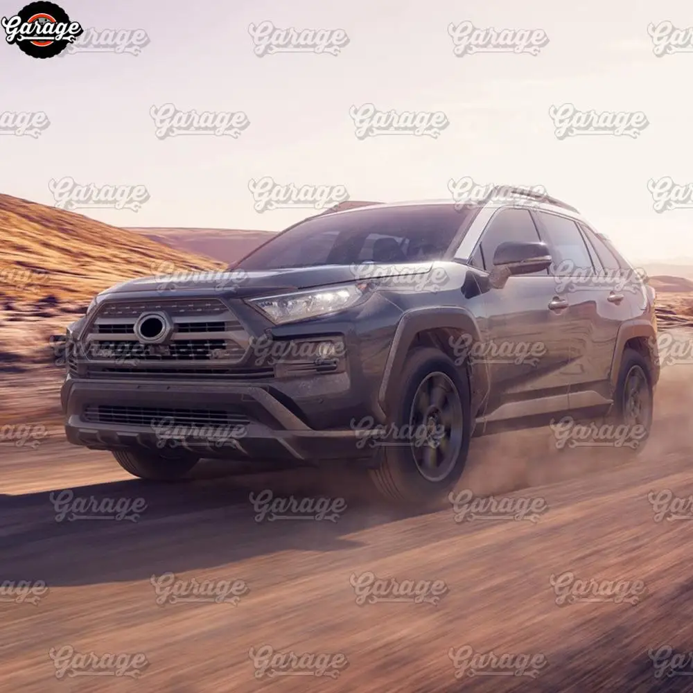 Накладки на передние противотуманные фары чехол для Toyota RAV4-ABS пластик литье 1 комплект/2 шт. украшение автомобиля stylin