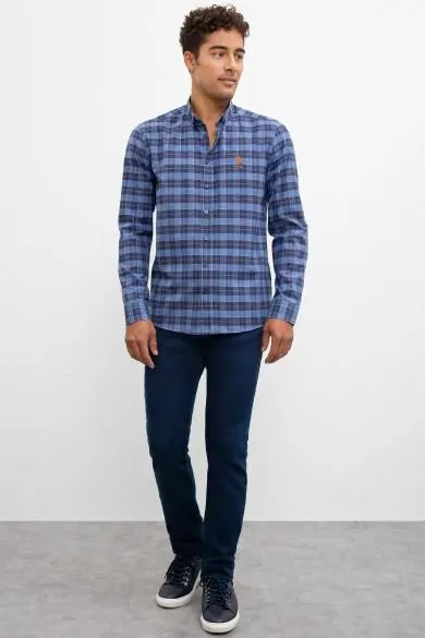 U.S. POLO ASSN. Мужской тканый гомлек
