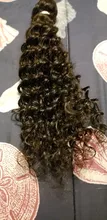 De arándano de la onda profunda del pelo de mechones 3 unids/lote brasileño extensiones de pelo ondulado mechones Remy 100% pelo Remy negro Natural extensiones de cabello humano mechones