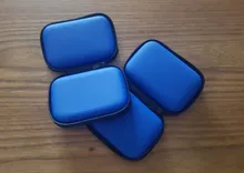 Estuche rígido de 7 colores para juegos de mesa, fundas de transporte con cremallera, caja de almacenamiento