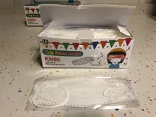 Fit 3-11 años 10 unids/caja paquete Individual de los niños KN95 filtro FFP2 los niños máscara de niño a prueba de niños niña máscara