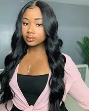 Luvin 30 40 pulgadas onda del cuerpo 1 3 4 indio virgen mechones de cabello humano postizo doble dibujado ondulado proveedores de productos al por mayor oferta