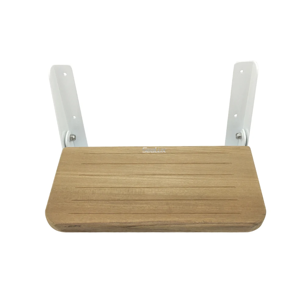 Fold up footrest with Teak and Aluminuim Hardware Boat Accessories Marine use Beautiful finish