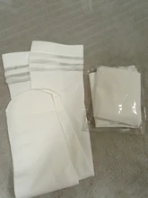 Calcetines blancos hasta la rodilla de algodón para niñas, calcetines largos de dibujos animados, estrella, corazón, de Rayas Diseño, Princesa, 2 a 12 T