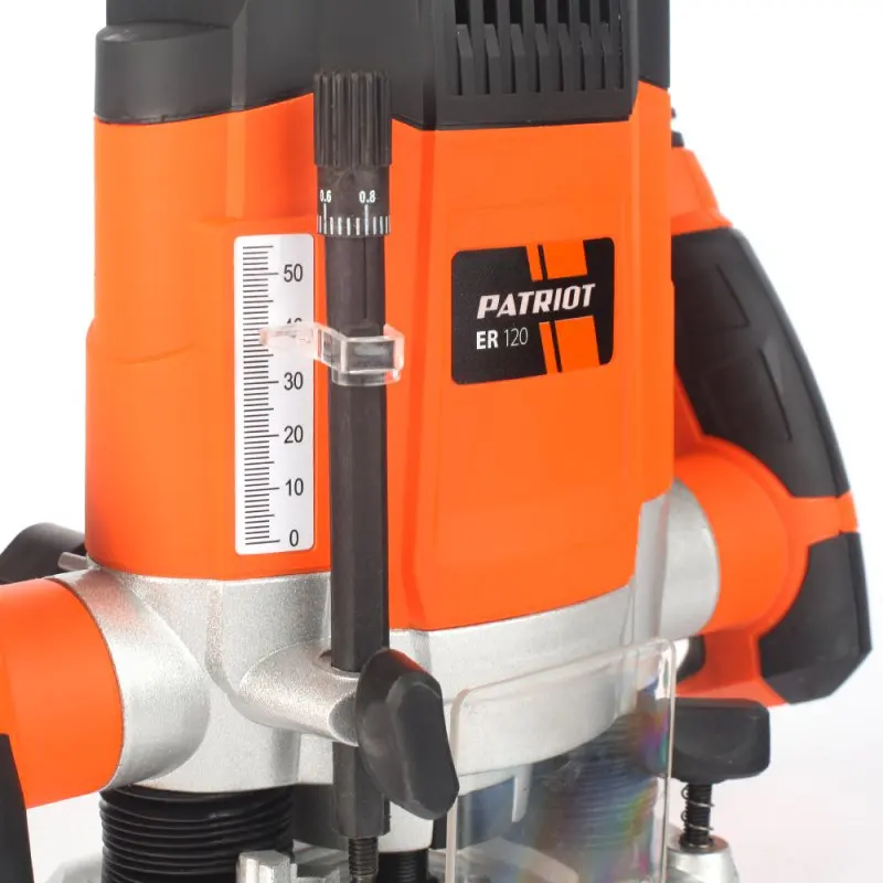 Electric milling cutter PATRIOT ER 120 professional-level tool milling(including a figure) of blanks made of wood, chipboard