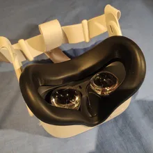 Cubierta de silicona para gafas Oculus Quest 2 VR, antisudor, antifugas, bloqueo de luz, almohadilla para ojos, para Oculus Quest 2