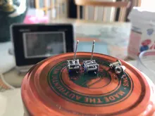 Pendientes de lujo para mujer, de zafiro azul Natural, Plata de Ley 925, aretes de boda para mujer, aretes de tuerca de flor cuadrados Vintage