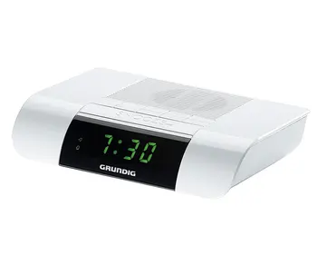 

GRUNDIG KSC 35 WHITE ALARM CLOCK RADIO WITH FM RADIO WITH SOUND EXTRA-STRONG