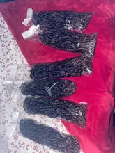 Trenzas de pelo de ganchillo, pelo corto sintético desgastado, trenzas de ganchillo precortadas, Natural, despeinado