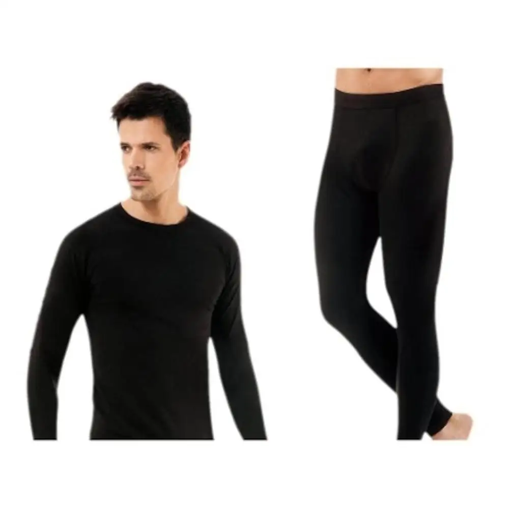 New Thermal Underwearsets Compression Fleece Sweat Quick Drying Thermo Long Johns Men Shirt+Pants Warm Thick Plus