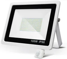 LED Floodlight Reflector Foco-Lamp Motion-Sensor Garden Outdoor 220V 100W Wall Waterproof