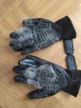 1 Pair Grooming Glove for Cats Soft Rubber Pet Hair Remover Dog Horse Cat Shedding Bathing