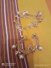 Pulseras con cadena de Color dorado multicapa para mujer, brazaletes con dije de corazón, brazaletes de cristal, novedad de 2020