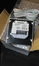 Controlador de temperatura con pantalla táctil, termorregulador, luz trasera negra, termostato de pared eléctrico, WiFi, 110V, 120V, 230V