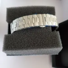 PLADEN-Reloj de pulsera de cuarzo para hombre, de negocios, de lujo, a la moda, correa de acero inoxidable, azul degradado, reloj calendario a prueba de agua