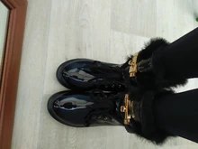 Ankle-Boots Sneakers Warm-Shoes High-Top Women Winter Short Black/sliver LEOSOXS No 