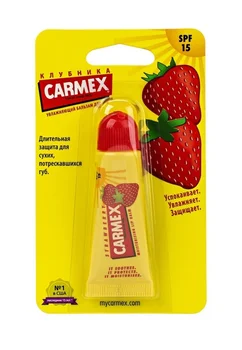 

Lip balm with strawberry flavor with UV protection SPF15 Carmex