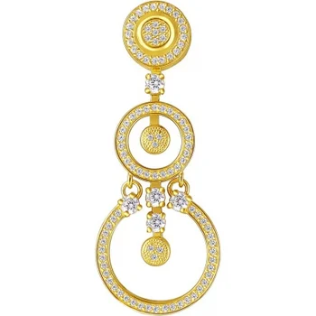 

Esthete pendant with 99 cubic zirconia in Yellow Gold
