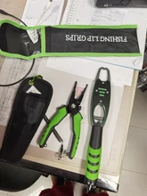 LINNHUE-Alicates de pesca de aleación de aluminio, juego de agarre, cortador de anillo dividido, gancho de línea, recuperación, aparejos de pesca, herramienta de pesca de alta calidad