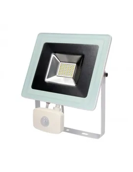 

Led spotlight spotlight slimline smd ip44 220-240v 50w 6.400k cold light 3500 lumens with sensor presence edm