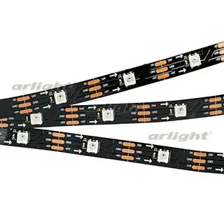 024707 Лента SPI-5000-AM 5V RGB(5060, 150 LED x1, 2812, Black) ARLIGHT