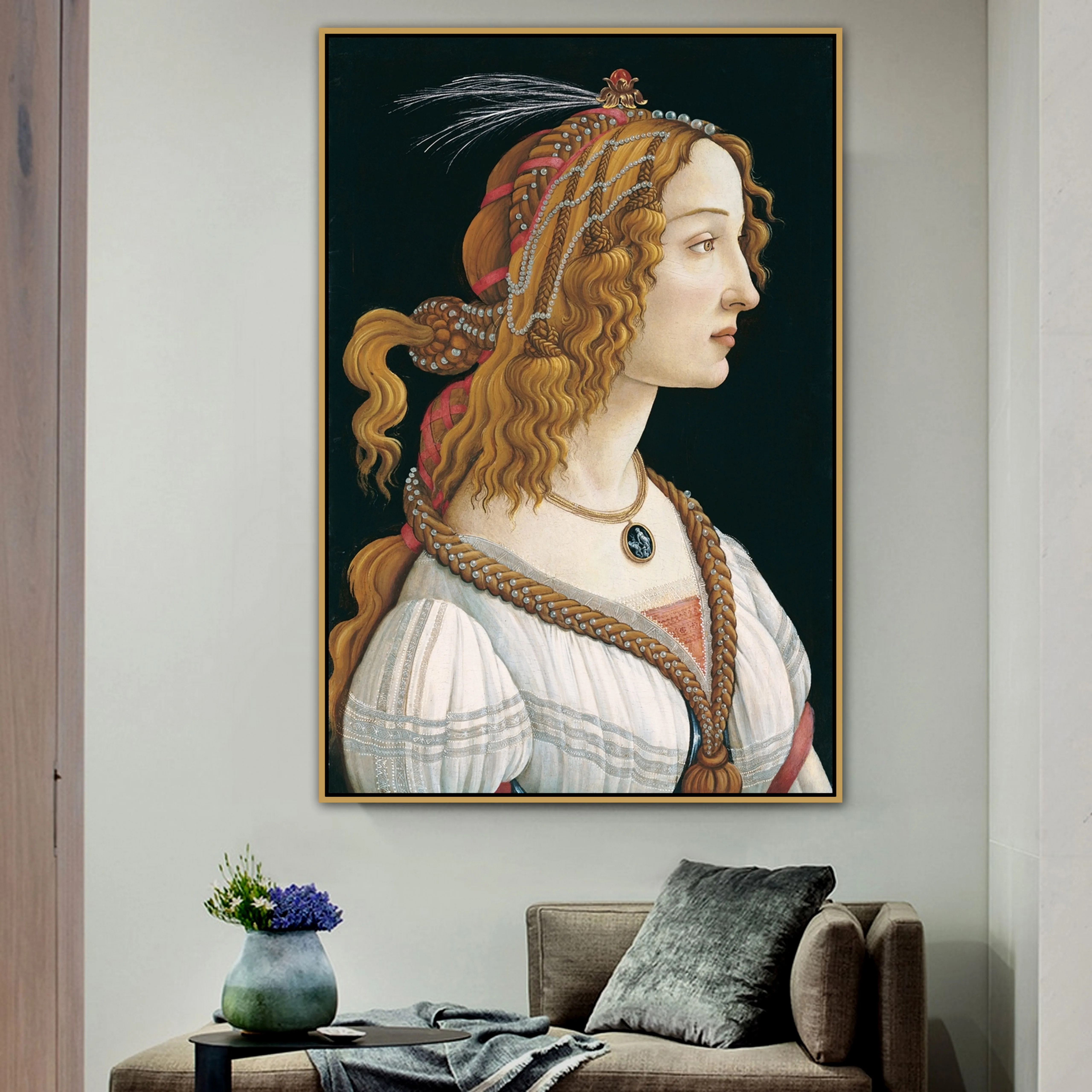 Sandro Botticelli старый известный мастер художника молодые искусства плакат и печать