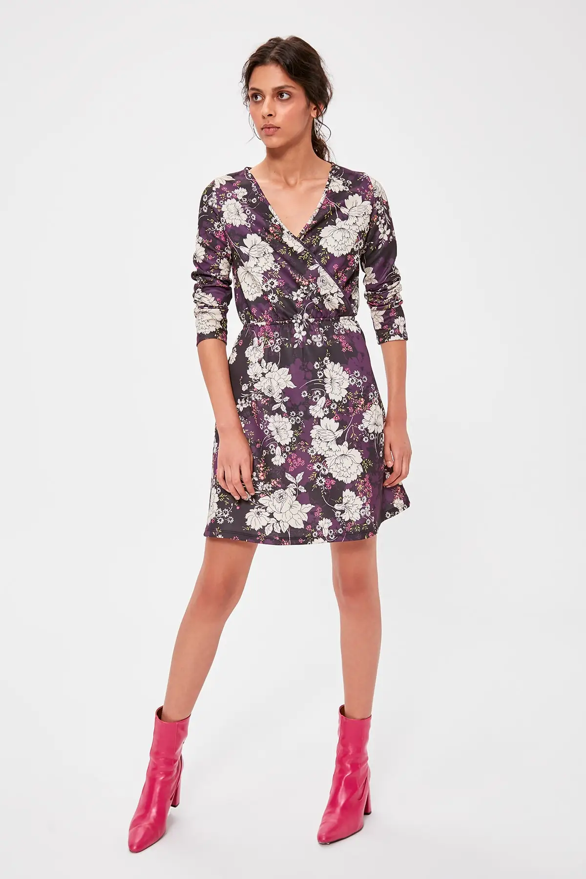 

Trendyol Multicolour Pattern Knitted Dress TWOAW20EL1063