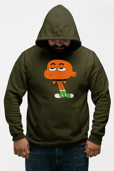 

Angemiel Wear VAE Sıkkın Darwin Green Men 'S Hooded Sweatshirt