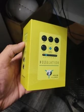 FLAMMA-Pedal de modulación FS05, Pedal de efectos de guitarra Digital estéreo con 11 efectos de modulación y 7 ranuras preestablecidas, Bypass verdadero