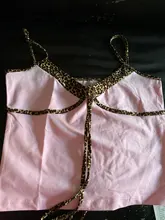 Sexy Tops Strap Crop-Top Lace-Up Women Cami Backless Leopard-Patchwork Harajuku Darlingaga